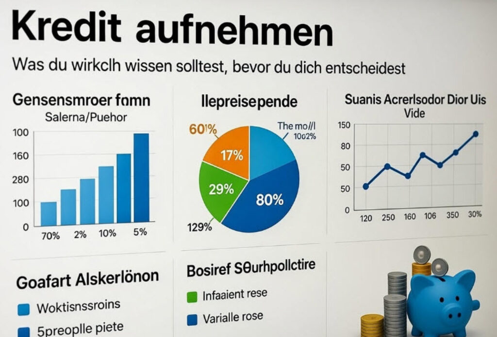 einen Kredit beantragen