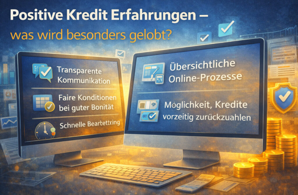 Positive Kredit Erfahrungen