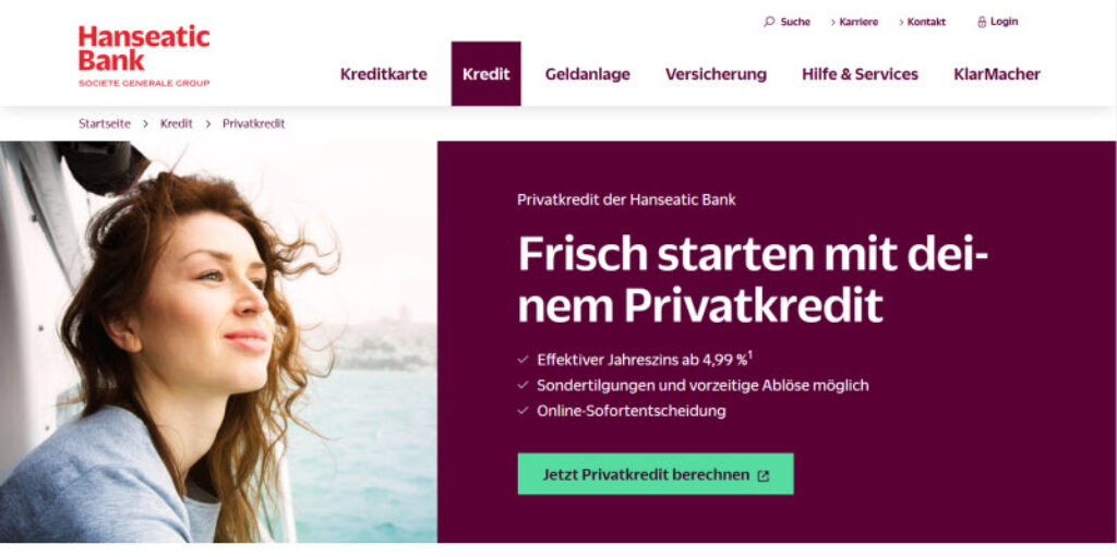 ratenkredit Hanseatic Bank